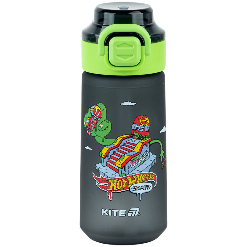 Пляшечка для води Kite Hot Wheels HW25-1213, 560 мл, чорна