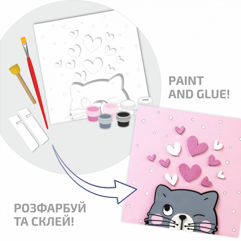 3D картина Rosa Talent Кошеня 18 х 18 см N0003529. Фото 3