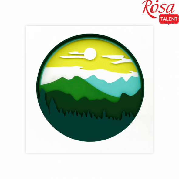 3D картина Rosa Talent Пейзаж Гори 2 30 х 30 см N0003509