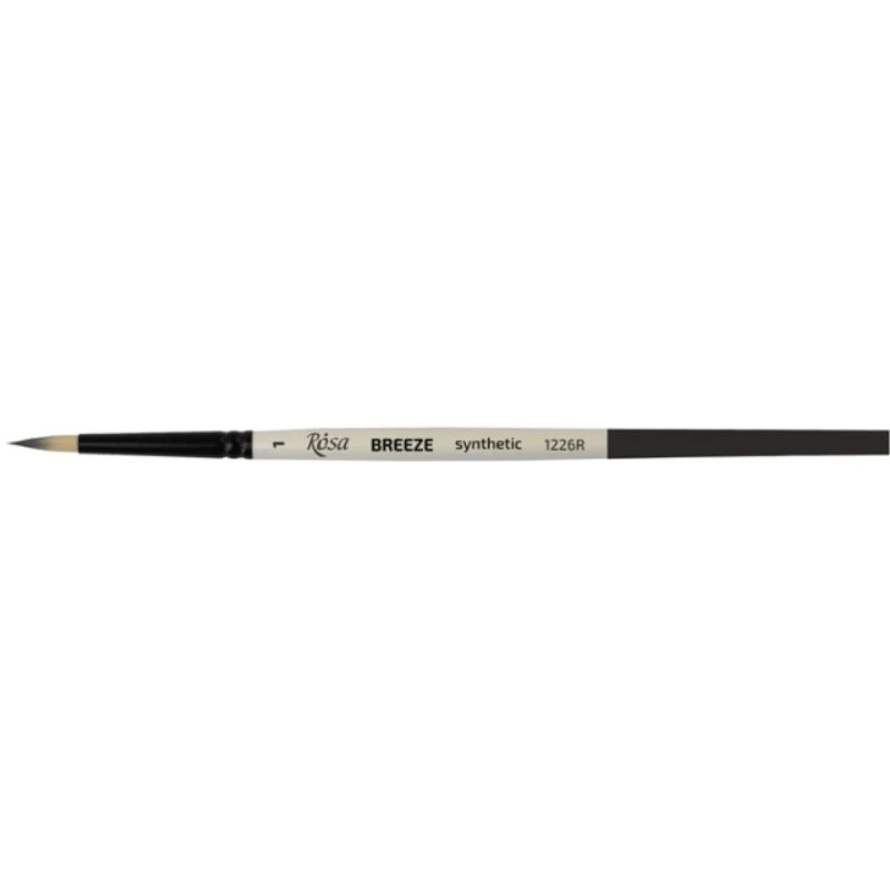 Пензель ROSA BREEZE 1226R синтетика кругла №1 1226R01