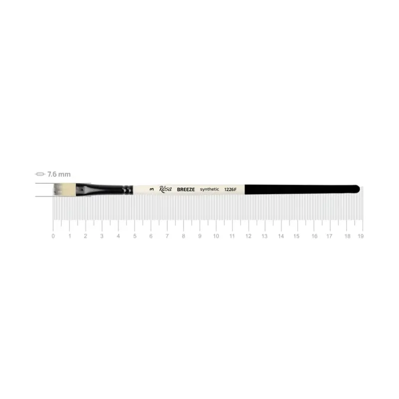 Пензель ROSA BREEZE 1226F синтетика плоска №3 1226F03