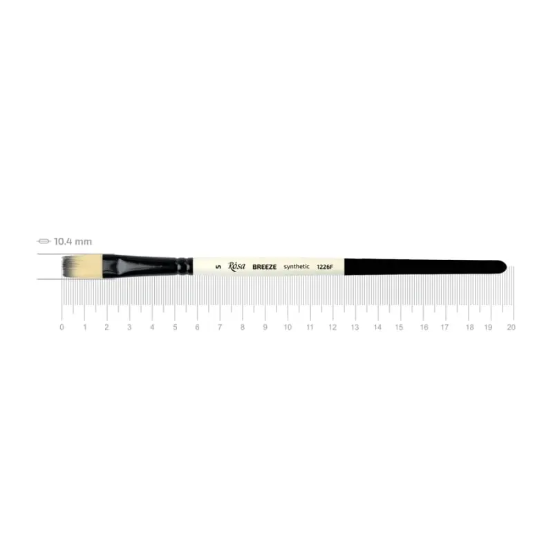 Пензель ROSA BREEZE 1226F синтетика плоска №5 1226F05