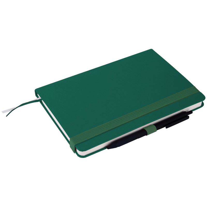 Книга записна Axent Partner Prime 8305-61-A, A5, 145x210 мм, 96 аркушів, клітинка, зелений ліс. Фото 4
