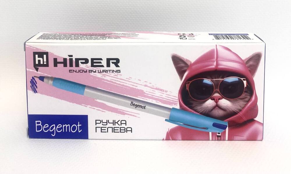 Ручка HIPER гелева BEGEMOT 0,7 мм (синя) HG-230. Фото 2