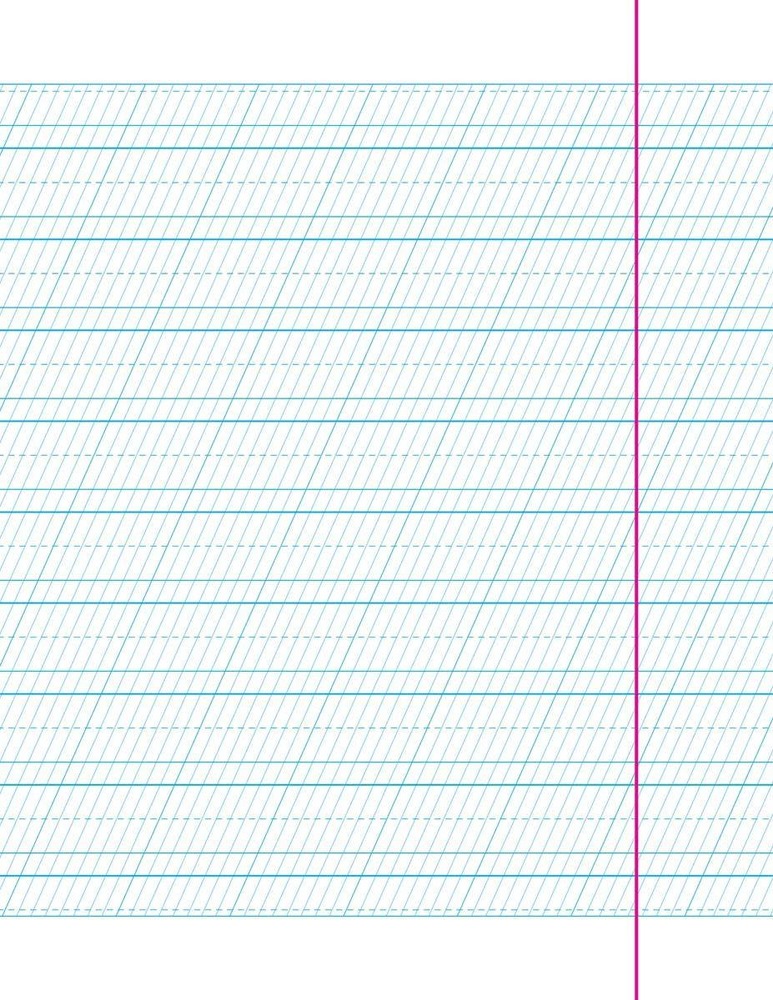 Книга Каліграфічний зошит-шаблон. Збільшений розмір графічної сітки. Фото 5