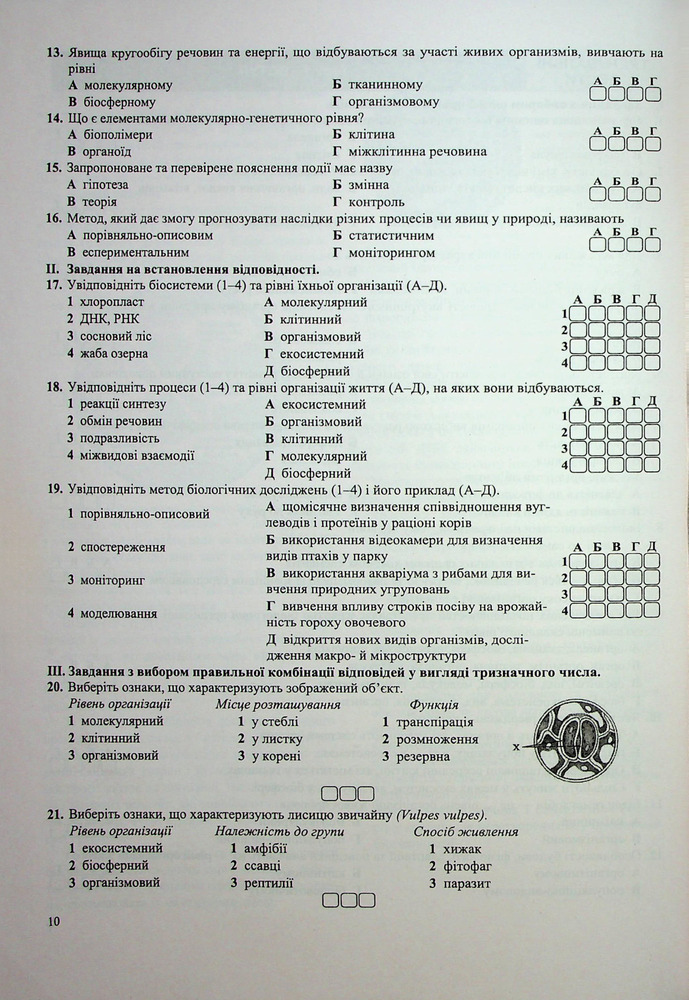 Книга Біологія. Комплексна підготовка до ЗНО/НМТ 2026 - Іван Барна, Антоніна Павліченко. Фото 11