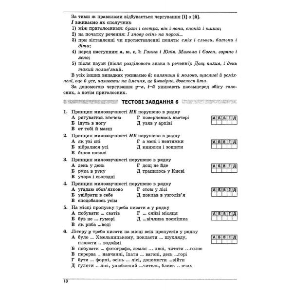 Абетка Українська мова та література, довідник+тести, О.В. Куриліна. Фото 2