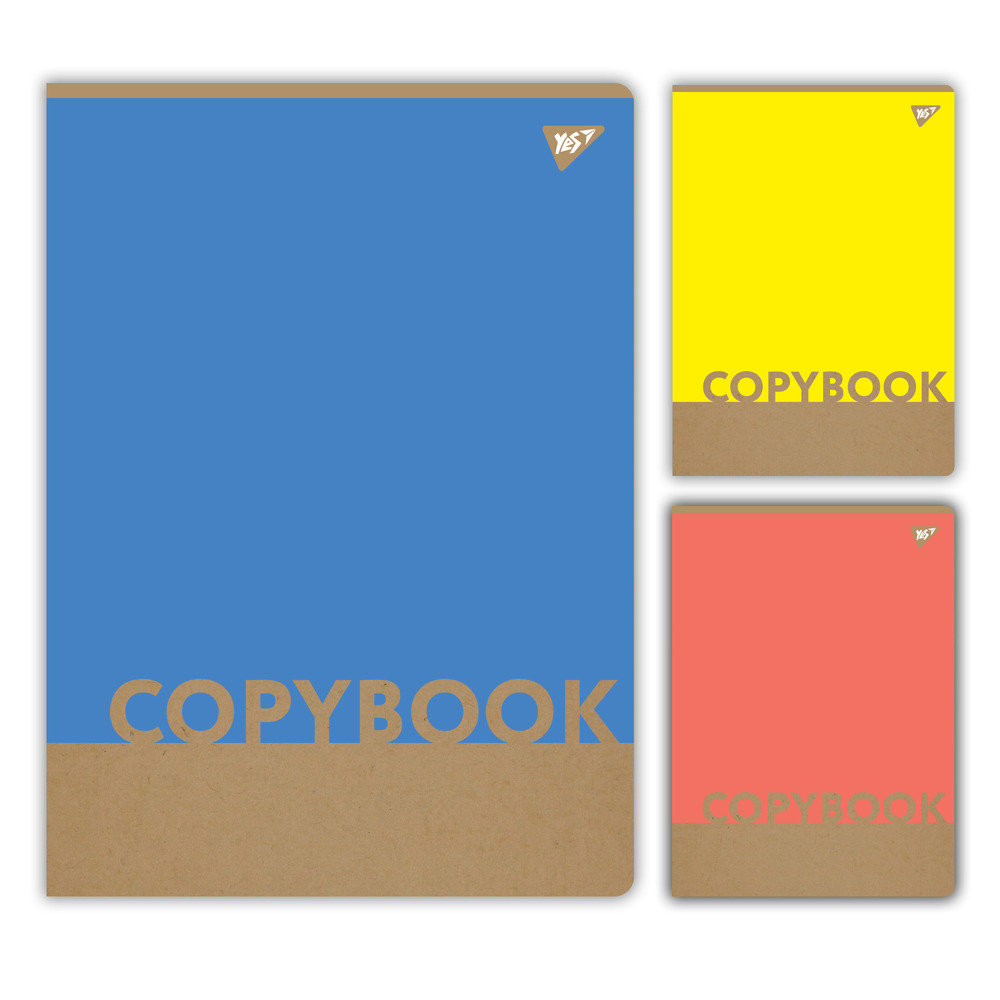 Зошит для записів Yes Colours  А4 48 аркушів клітинка крафт 681996