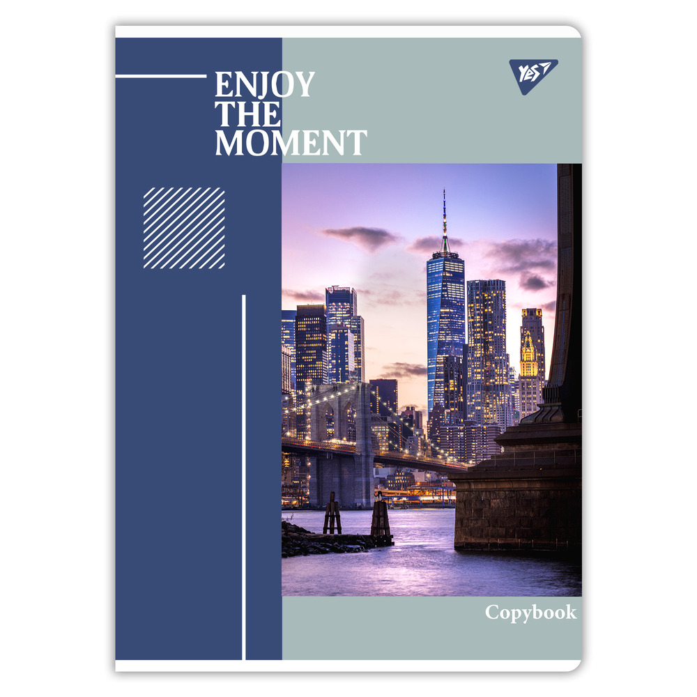 Зошит для записів YES А4 48 аркушів клітинка Enjoy the moment 682001. Фото 4