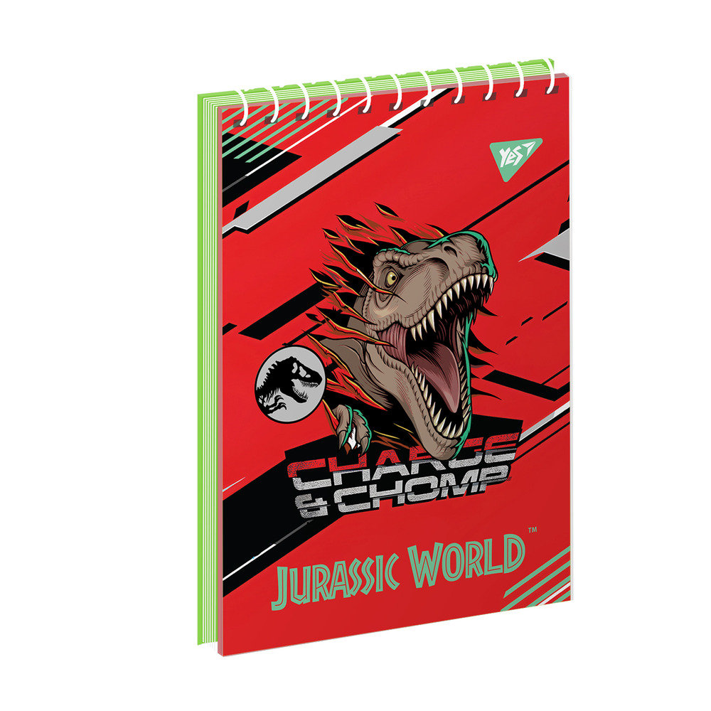 Зошит для записів YES А7 80 аркушів клітинка Jurassic World 151949. Фото 2
