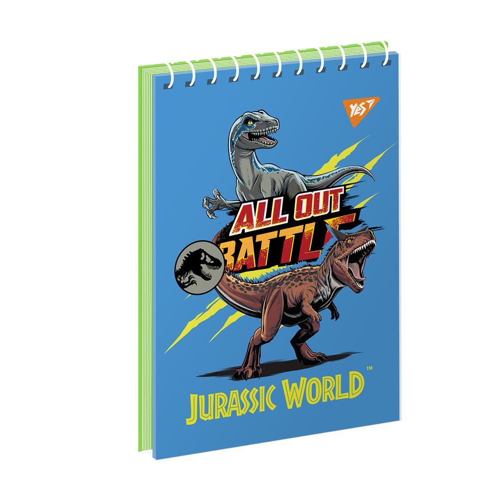 Зошит для записів YES А7 80 аркушів клітинка Jurassic World 151949. Фото 3
