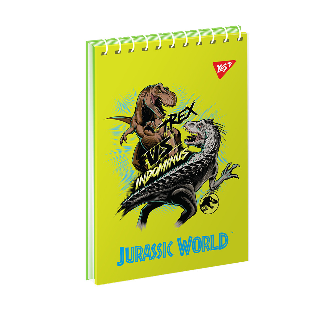 Зошит для записів YES А7 80 аркушів клітинка Jurassic World 151949