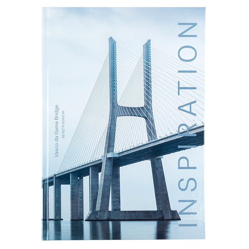 Книга записна Axent Inspiration А4, 96 аркушів, клітинка 8422-564-A