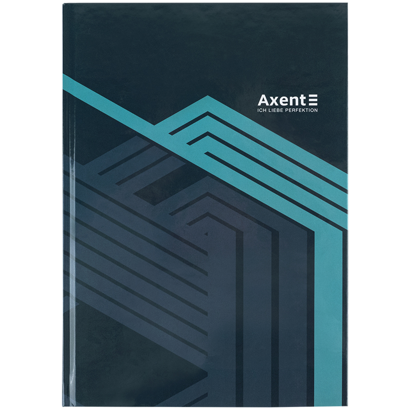 Книга записна Axent Lines А4, 96 аркушів, клітинка, сіра 8422-580-A