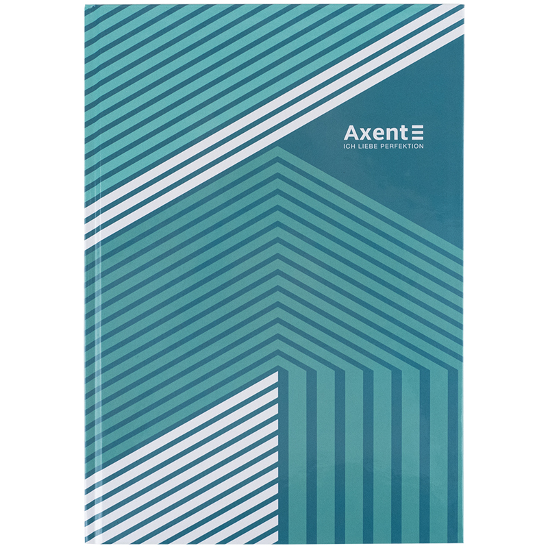Книга записна Axent Lines А4, 96 аркушів, клітинка, зелена 8422-582-A