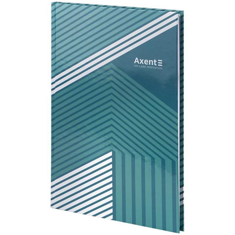 Книга записна Axent Lines А4, 96 аркушів, клітинка, зелена 8422-582-A. Фото 2