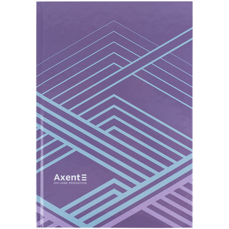 Книга записна Axent Lines А4, 96 аркушів, клітинка, бузкова 8422-583-A
