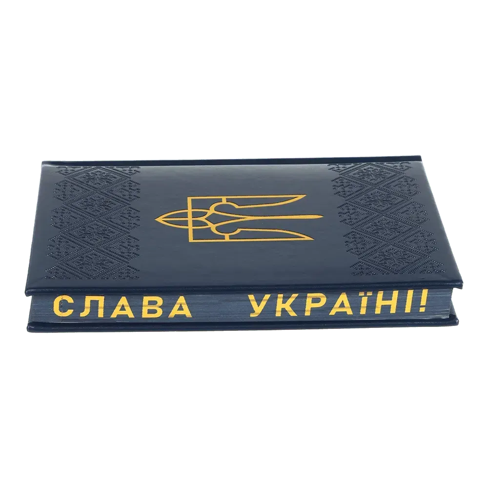 Щоденник датований Buromax Heraldy зі штучної шкіри А5 336 сторінок кобальтовий BM.21128-54. Фото 4