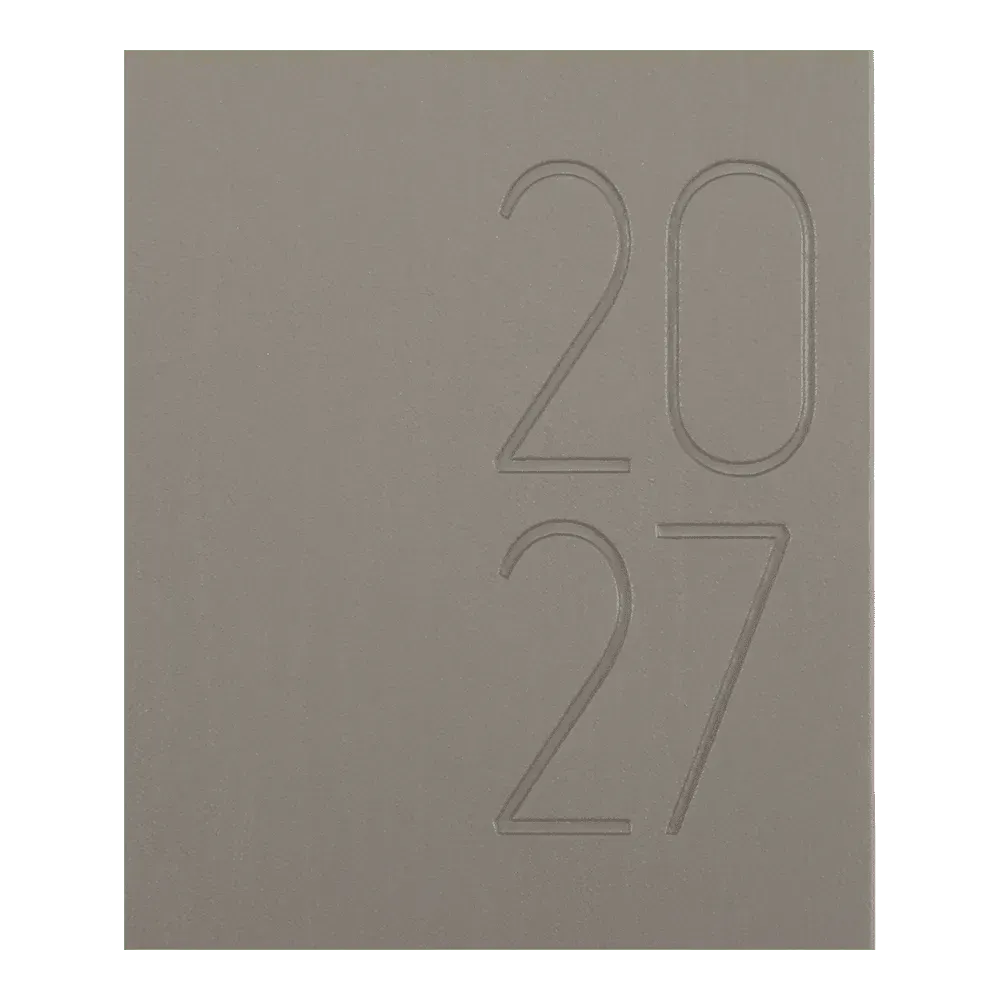 Щоденник датований 2027 Buromax Morandi Style А5 зі штучної шкіри 336 сторінок сірий BM.21135-09. Фото 2