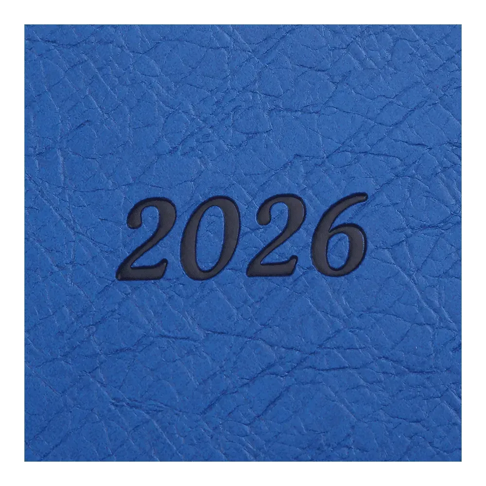 Щоденник датований 2026 Buromax Prestige зі штучної шкіри А5 336 сторінок синій BM.21147-02. Фото 4