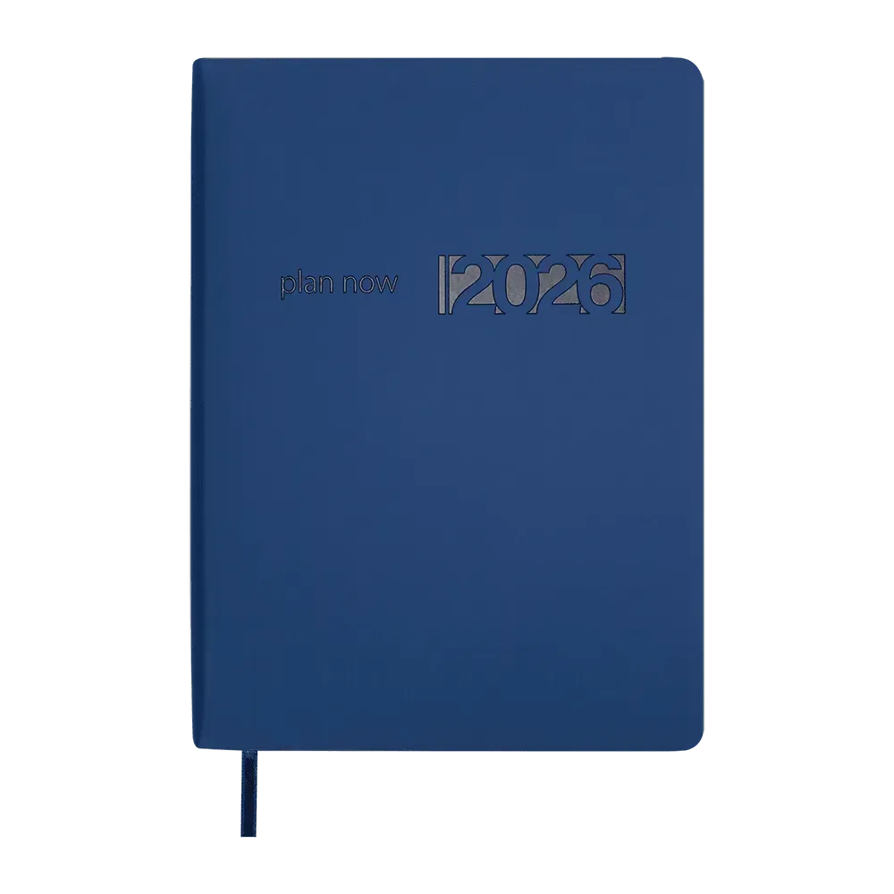 Щоденник датований Buromax Madera зі штучної шкіри А5 336 сторінок синій BM.21150-02