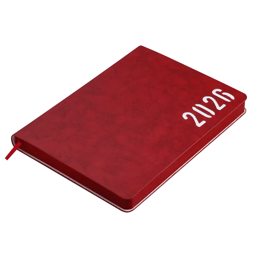 Щоденник датований Buromax Mind зі штучної шкіри А5 336 сторінок червоний BM.21152-05. Фото 2