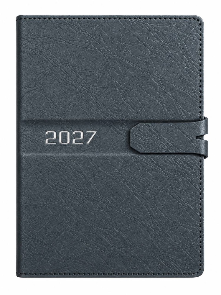 Щоденник датований 2027 Buromax Belle зі штучної шкіри А5 336 сторінок чорний BM.21103-01