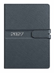 Щоденник датований 2027 Buromax Belle зі штучної шкіри А5 336 сторінок чорний BM.21103-01