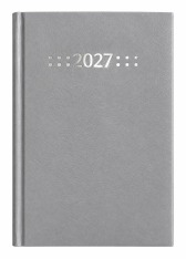 Щоденник датований 2027 Buromax Classic з бумвінілу А5 336 сторінок сірий BM.21121-09