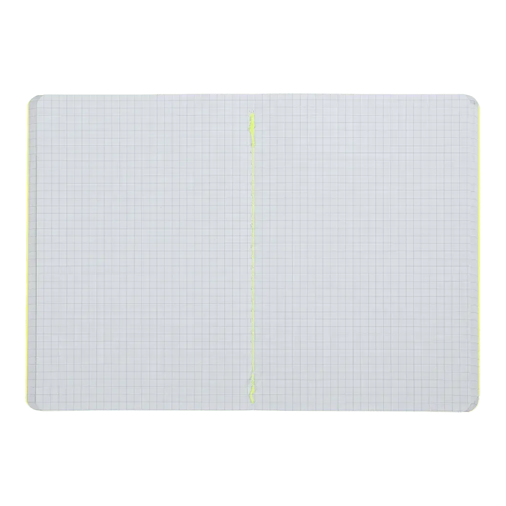 Записна книга Buromax Neon А5 80 аркушів в клітинку жовта BM.24822180-08. Фото 2