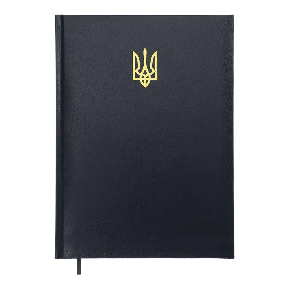 Щоденник датований 2027 Buromax Powerful з бумвінілу А4 336 сторінок темно-синій BM.2749-03