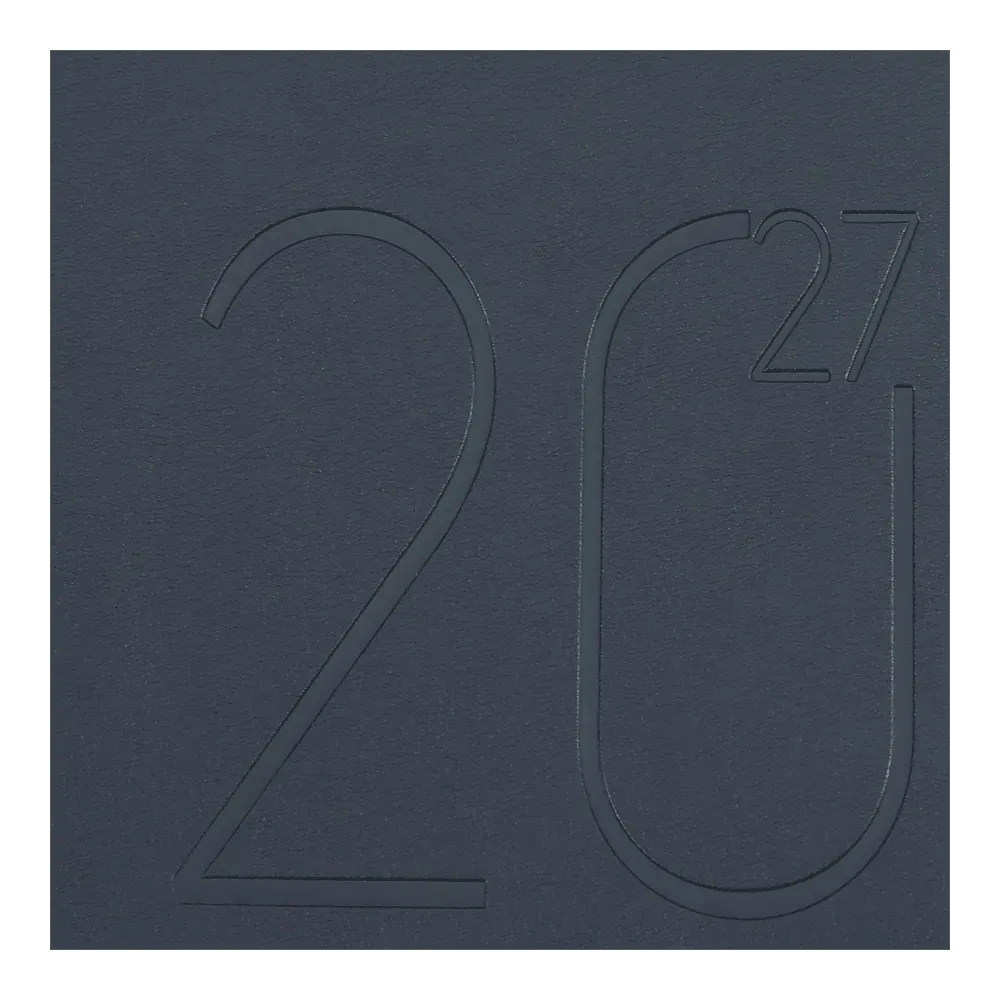 Щоденник датований 2027 Buromax Dark Morandi А5 зі штучної шкіри 336 сторінок темно-синій BM.21157-03. Фото 4