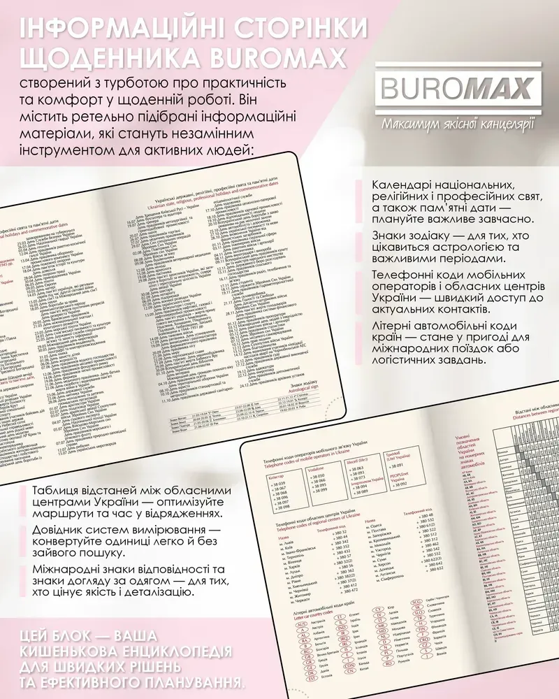 Щоденник датований поліграфічний Buromax Fattore A5 336 сторінок бірюзовий BM.2139-06. Фото 7