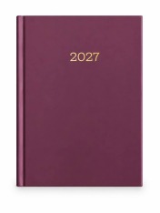 Щоденник датований 2027 поліграфічний Buromax Monochrome A5 336 сторінок бордовий BM.2160-13