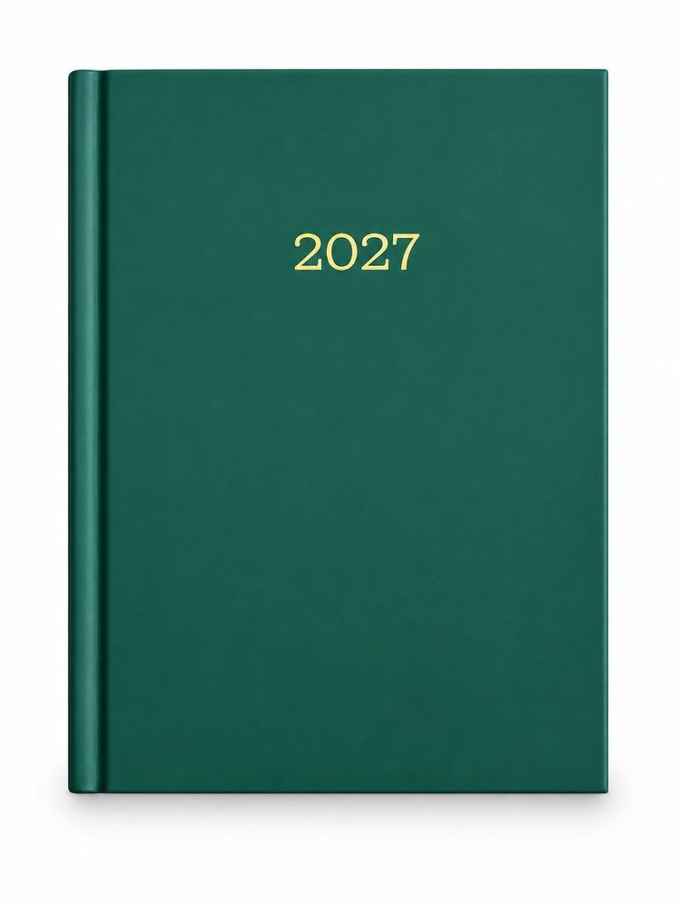 Щоденник датований 2027 поліграфічний Buromax Monochrome A5 336 сторінок зелений BM.2160-04