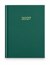 Щоденник датований 2027 поліграфічний Buromax Monochrome A5 336 сторінок зелений BM.2160-04