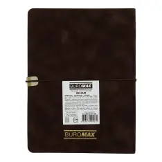 Щоденник датований 2027 Buromax Velour зі штучної шкіри А5 336 сторінок коричневий BM.2134-25. Фото 2