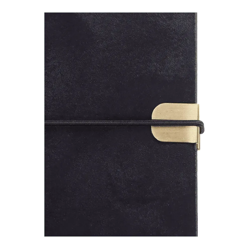 Щоденник датований Buromax Velour зі штучної шкіри А5 336 сторінок чорний BM.2134-01. Фото 5