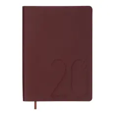 Щоденник датований 2027 Buromax Dark Morandi А5 зі штучної шкіри 336 сторінок темно-червоний BM.21157-13