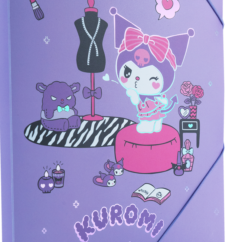Папка на гумці Kite Kuromi HK25-247-1, A4. Фото 4