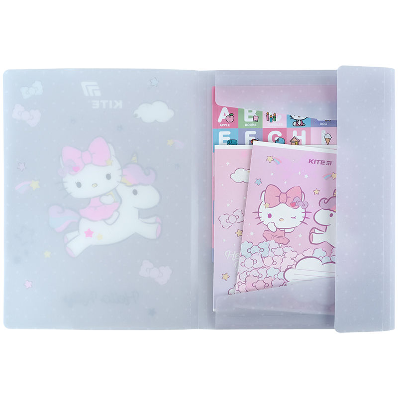 Папка на гумці Kite Hello Kitty HK25-247-3, A4. Фото 6