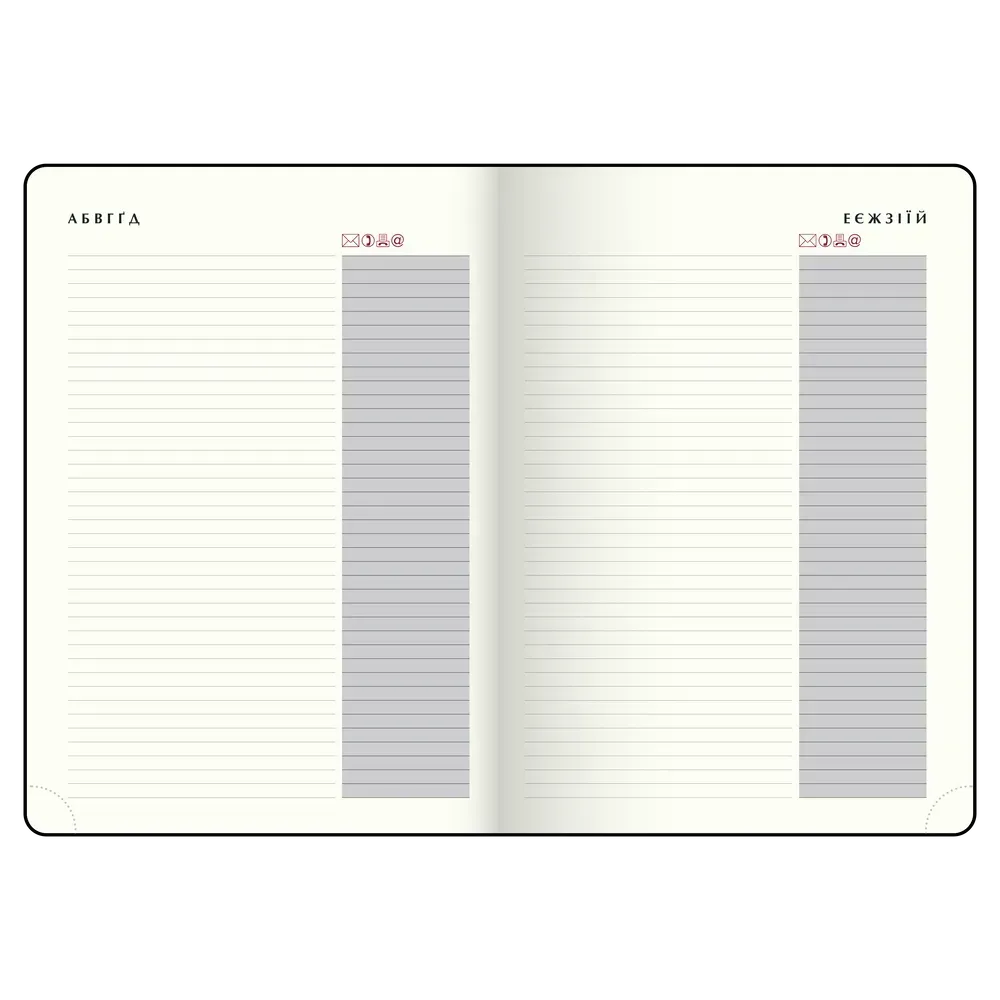Щоденник датований 2026 Buromax Velour зі штучної шкіри А4 336 сторінок чорний BM.2771-01. Фото 24