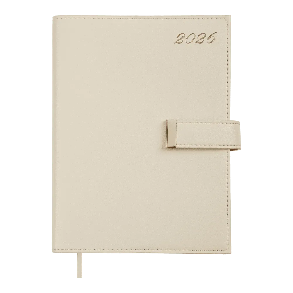 Щоденник датований Buromax Nude зі штучної шкіри А5 336 сторінок бежевий BM.21140-28