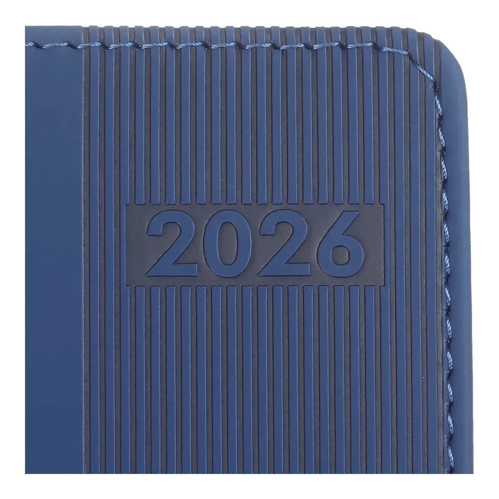 Щоденник датований 2026 Buromax Barone зі штучної шкіри А6 336 сторінок синій BM.2578-02. Фото 5