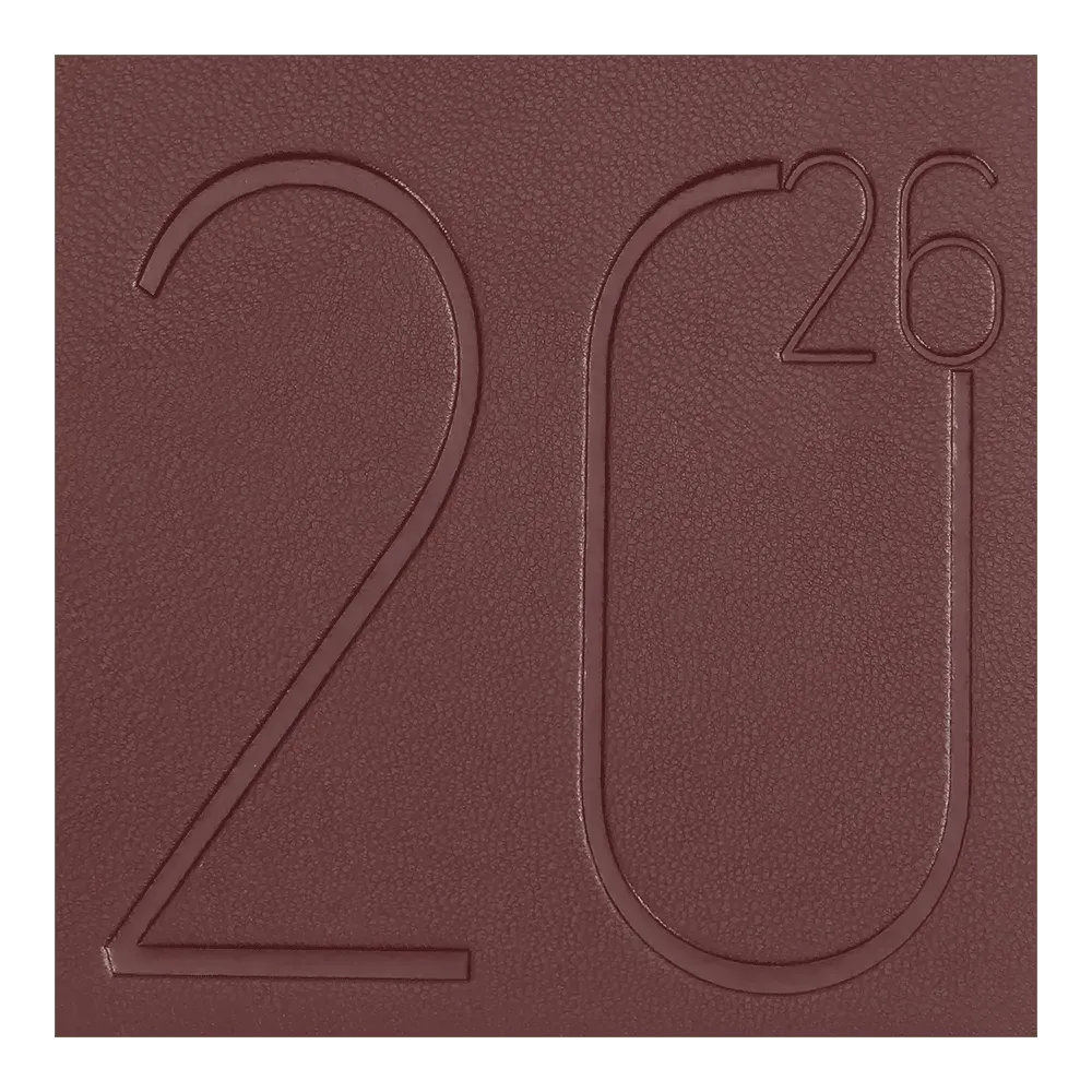 Щоденник датований 2026 Buromax Dark Morandi зі штучної шкіри А6 336 сторінок темно-червоний BM.2588-13. Фото 4