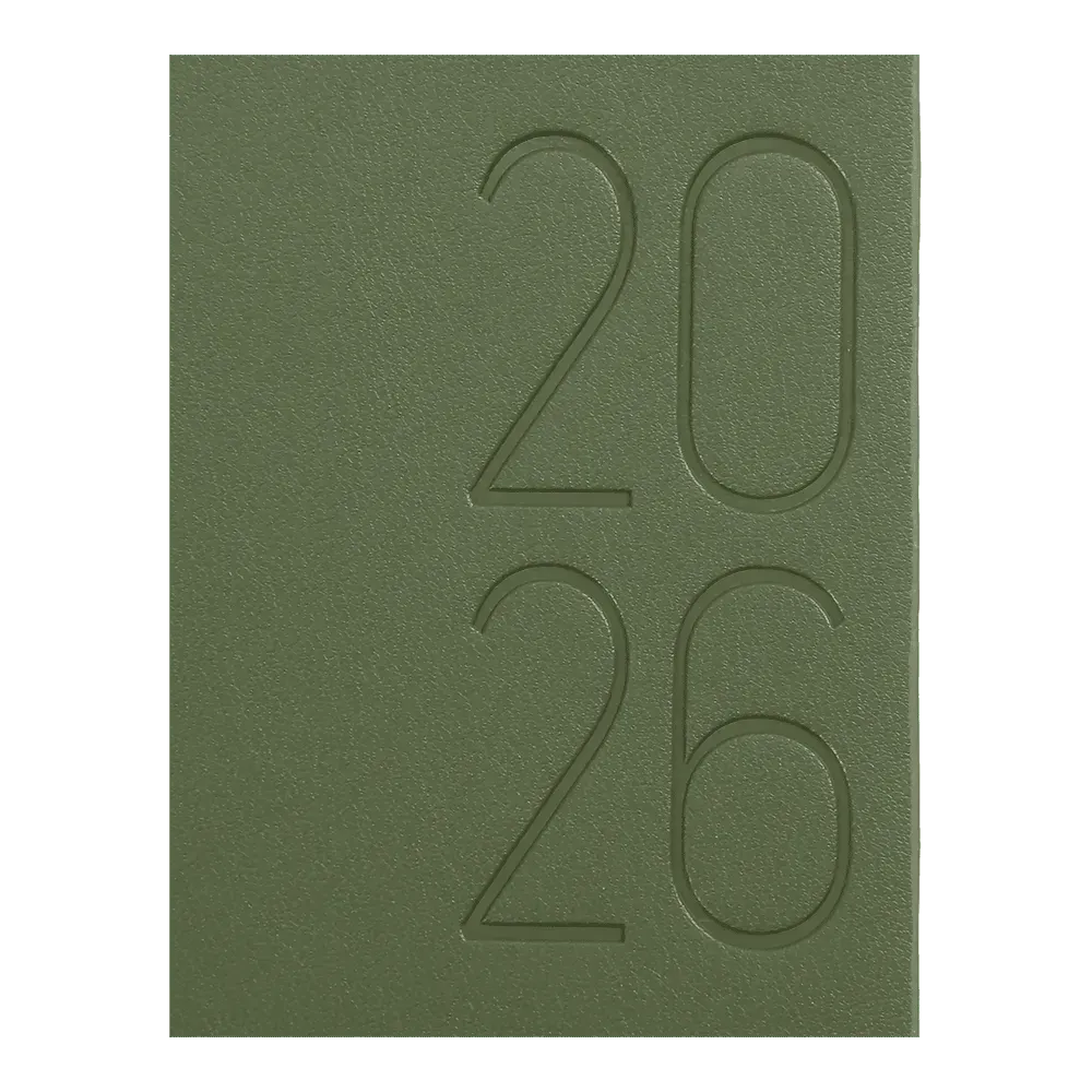 Щоденник датований 2026 Buromax Morandi Style зі штучної шкіри А6 336 сторінок зелений BM.2586-04. Фото 4