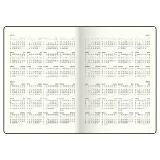 Щотижневик датований 2027 Buromax Bravo А4 зі штучної шкіри 136 сторінок синій BM.2780-02. Фото 3