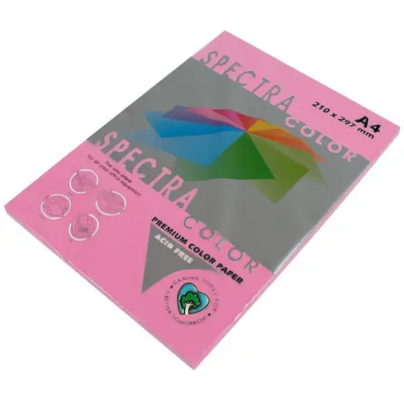 Папір Spectra color А4 500 аркушів неоновий Рожевий IT342