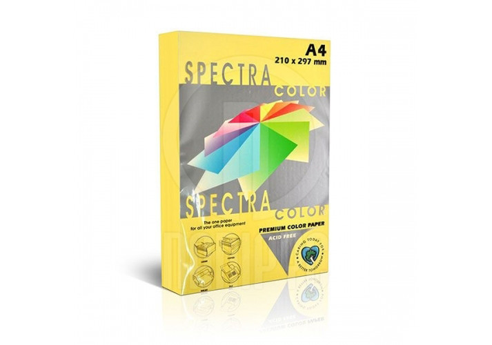 Папір Spectra color А4 500 аркушів неоновий Жовтий IT363