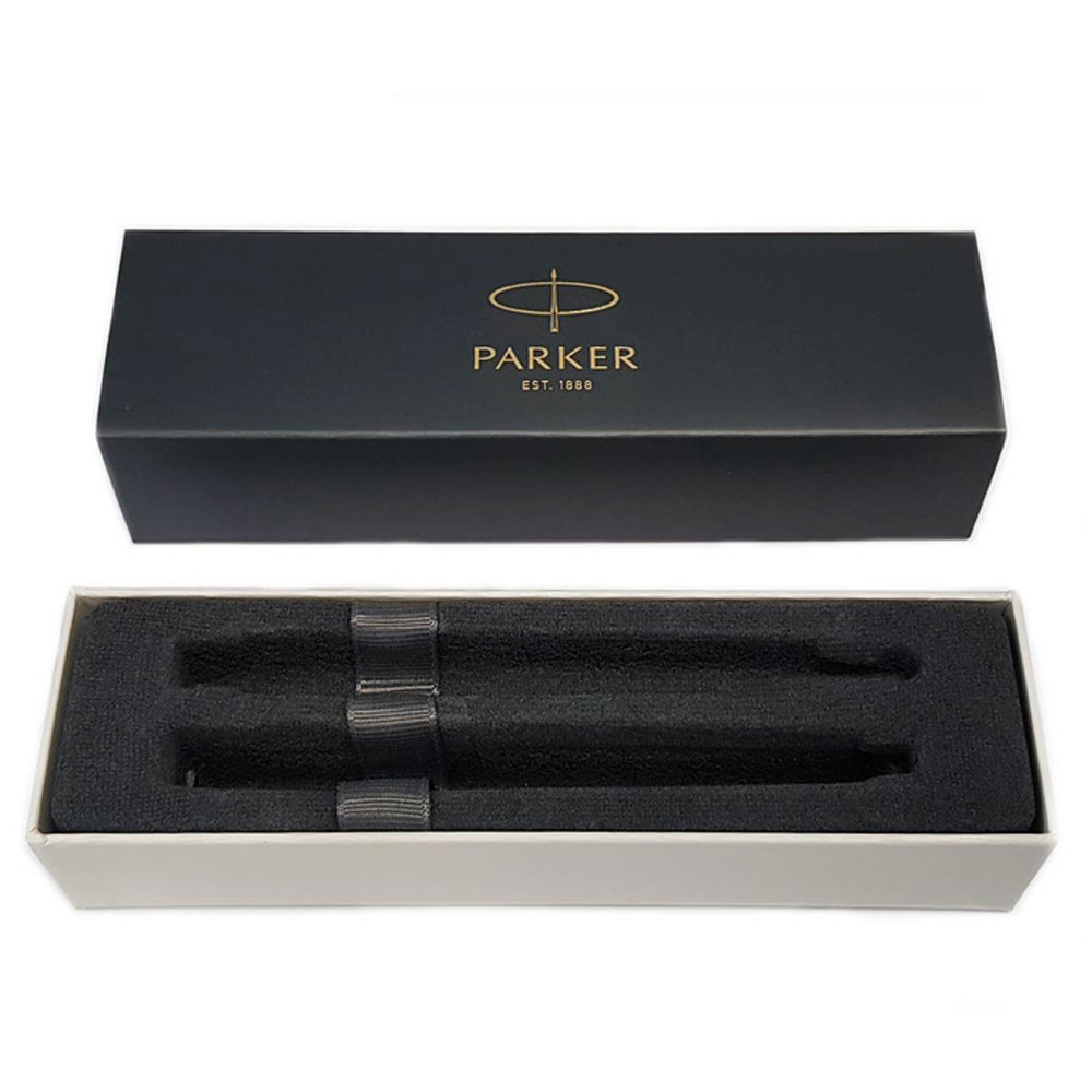 Набір Parker IM Matte Black хром перо + кулькова в подарунковій упаковці 26 192b19. Фото 8